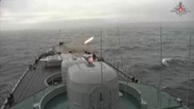 Esercitazioni militari della flotta settentrionale russa nell'Artico