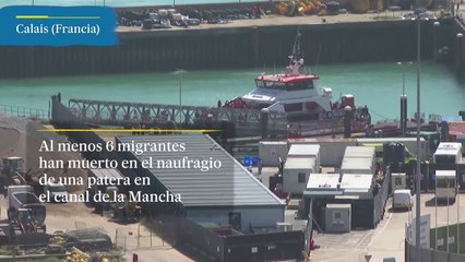 Al menos seis muertos en el naufragio de una patera en el canal de la Mancha