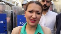 CHP Parti Meclisi üyesi İzmir Milletvekili Gökçe Gökçen: Adalet arayan insanlar bugün burada kelepçelenerek gözaltına alındılar