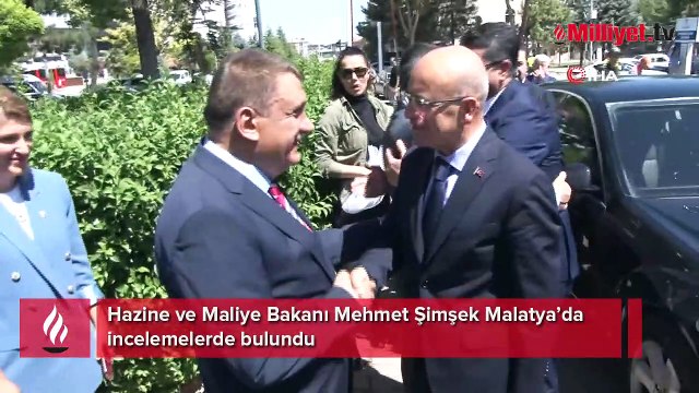 Bakan Şimşek, Malatya'da incelemelerde bulundu