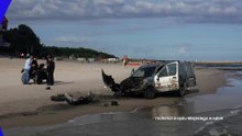 Łeba. Wjechał samochodem na plażę i uciekł