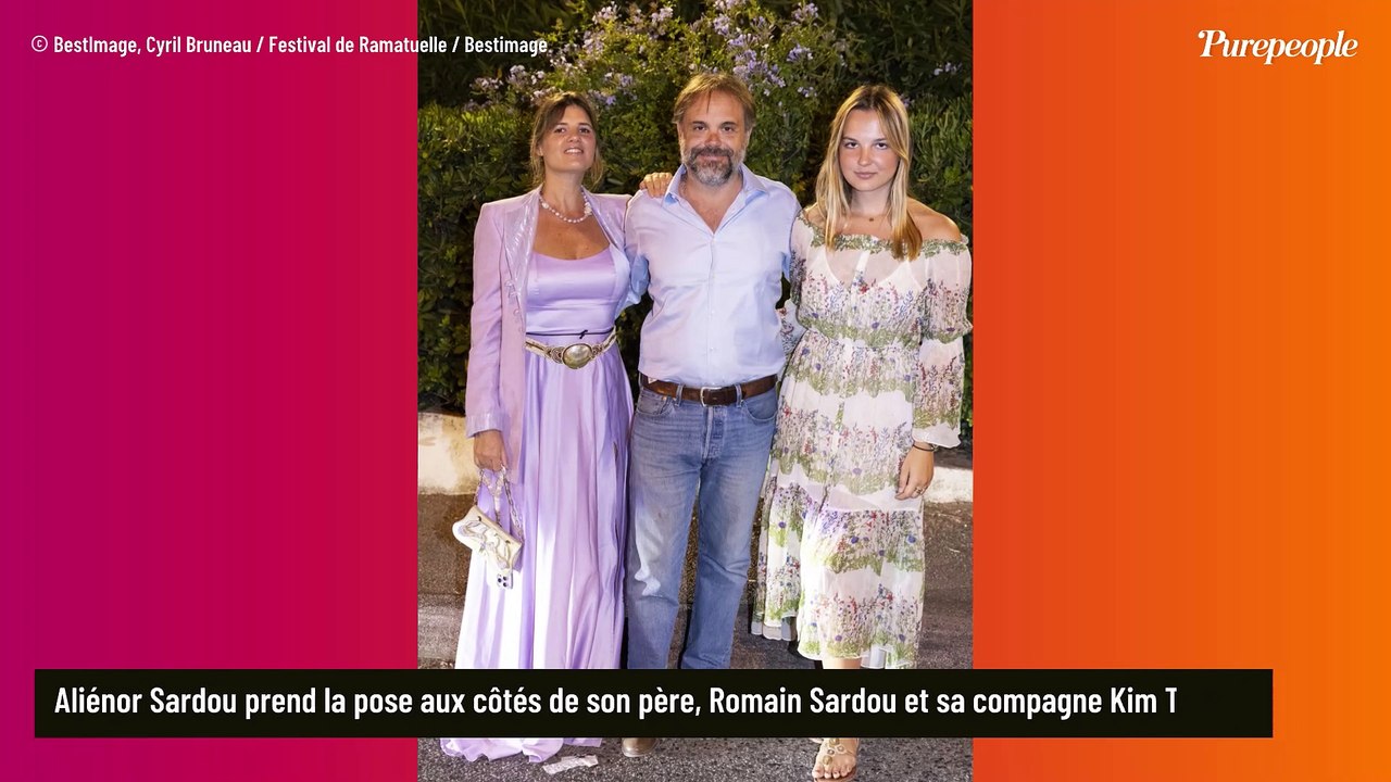 Michel Sardou : Sa petite-fille Aliénor, jolie blonde, rivalise d'élégance avec sa célèbre belle-maman à Ramatuelle