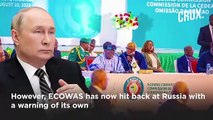 ECOWAS Hits Back At Russia Over Niger Warning Will Hold Moscow Responsible For Wagner In Africa
