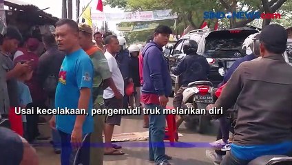 Pengemudi Truk Larikan Diri Usai Tabrak Pemotor hingga Tewas
