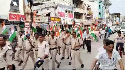 नगर में निकाली गई तिरंगा यात्रा