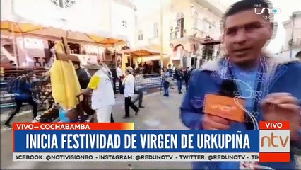 Inicia la festividad de la Virgen de Urkupiña
