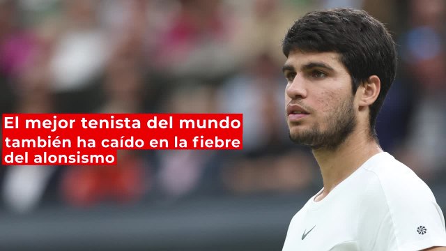 Carlos Alcaraz es uno de los mayores fans de Femando Alonso