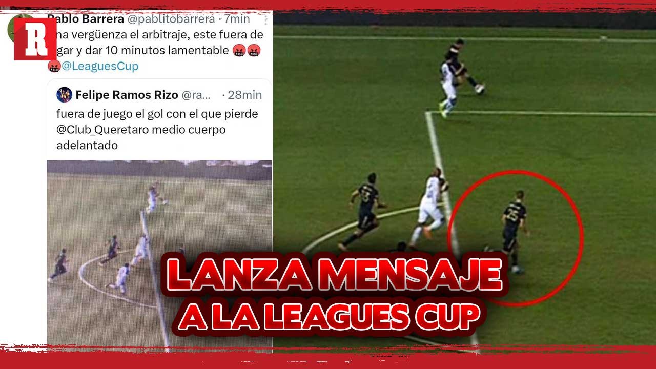 Pablo Berrera ARREMETIÓ contra arbitraje de la LEAGUES CUP