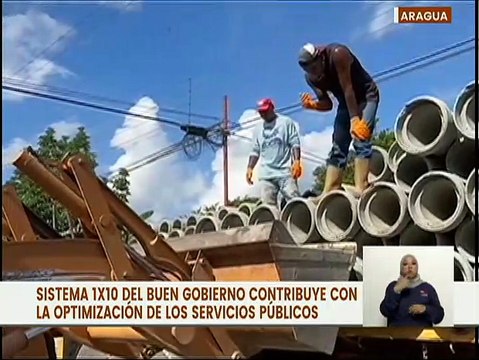 Aragua | Más de 2 mil familias son favorecidas con la optimización de los servicios públicos