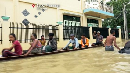 Monções em Myanmar deixam cinco mortos e 40 mil deslocados