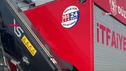 Düzce'de balık tutarken suya düşen kişi itfaiye ekipleri tarafından kurtarıldı