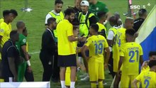 احتفالية نادى النصر بالفوز بالبطوله العربيه رونالدو يرفع الكأس اول بطوله للدون