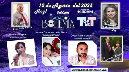 Sábados de Bohemia 12 de agosto 2023