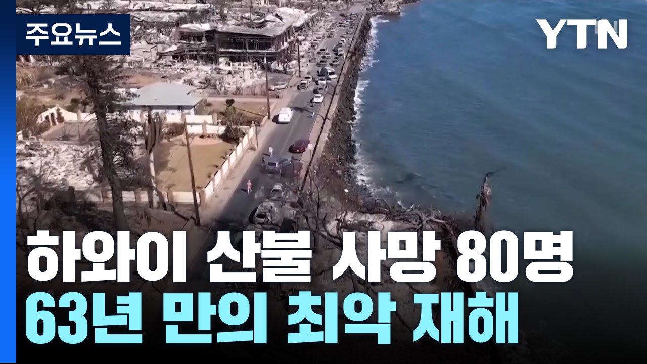 하와이 산불 사망자 80명...하와이 검찰  "산불 대처 전반 수사" / YTN
