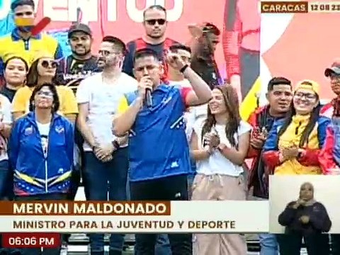Min. Mervin Maldonado: La juventud venezolana ratifica su compromiso con la patria