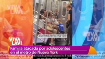 Adolescentes atacan a familia en el metro de Nueva York