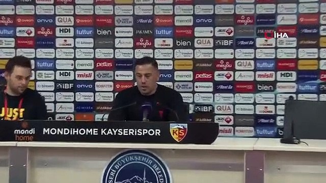 Mondihome Kayserispor Teknik Direktörü Çağdaş Atan: Oyuncularımı Tebrik Ediyorum