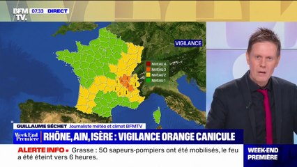 À Lyon, les fortes températures sont prévues au moins jusqu'au week-end prochain