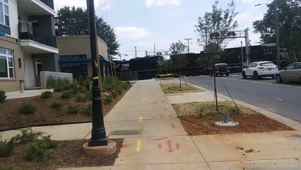 Norfolk Southern in Noda with 86 Covered Hopper cars