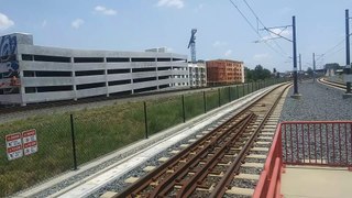 Norfolk Southern Local at LYNX 36 Street Station with 7 cars