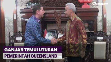 Ganjar Pranowo Temui Utusan Pemerintah Queensland, Bahas Kerja Sama Ekonomi