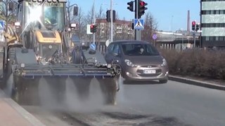 Most Satisfying Modern Technology Street Sweeper Machine, Fastest Road Construction Clean Equipment--#9