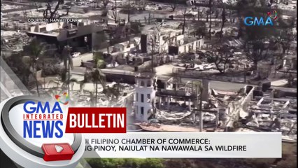 Télécharger la video: Maui Filipino Chamber of Commerce: Ilang Pinoy, naiulat na nawawala sa wildfire | GMA Integrated News Bulletin