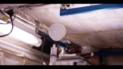 4K Camera Captures Riveting Footage of Unique Fluid Behavior in Space Laboratory