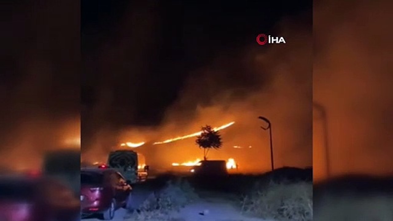 Aksaray’da piknik alanı alev alev yandı