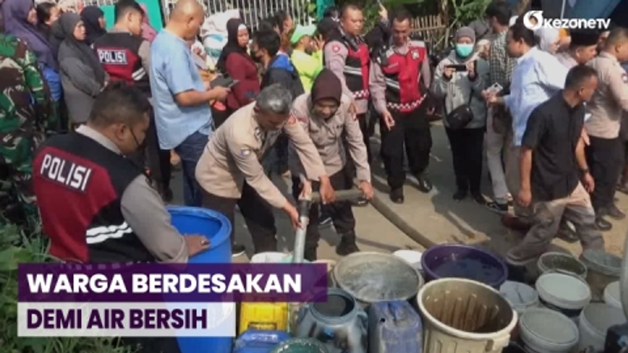 Sulitnya Air Bersih, Warga Rela Antre dan Berde...