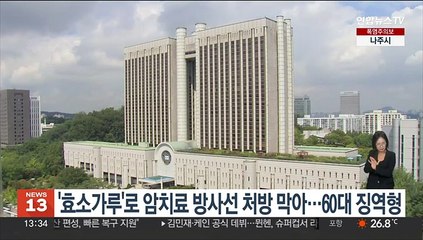 '효소가루'로 암치료 방사선 처방 막아…60대 징역형