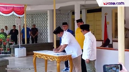 Golkar dan PAN Resmi Deklarasi Dukung Prabowo Presiden