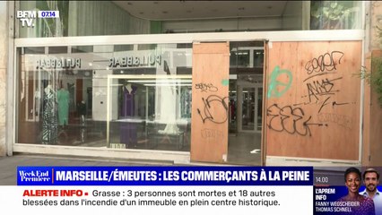 Download Video: Émeutes: à Marseille, les commerçants se remettent difficilement des pillages