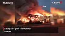 Antalya'da Organize Sanayi Bölgesinde fabrika yangını