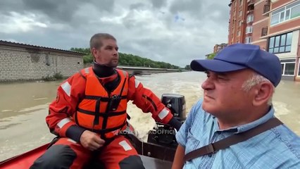 Прорыв дамбы и эвакуация из-за наводнения в Приморье