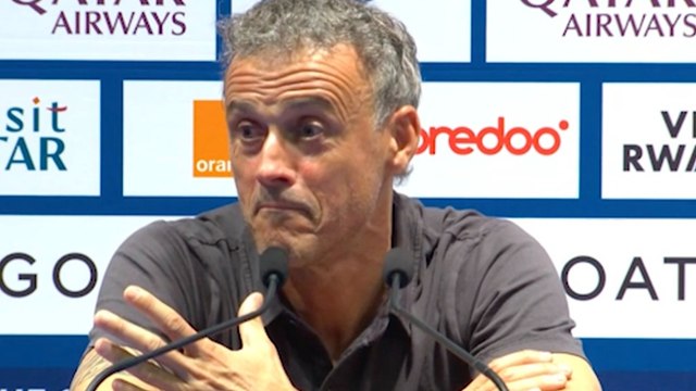 La primera de Luis Enrique con la prensa francesa: le preguntan por un gesto 'extraño' de Mbappé