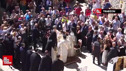 Sümela Manastırı'nda Hristiyan dünyasının 10'uncu ayini