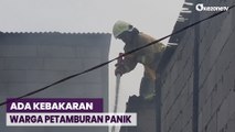 Korsleting Listrik, Kebakaran Hanguskan Sebuah Rumah di Petamburan