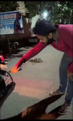 Ce motard se prend pour Ghost Rider