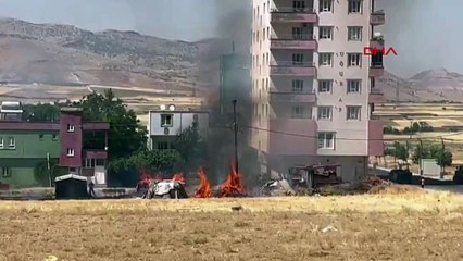 Gercüş'te Odunlukta Yangın