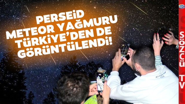 Meteor Yağmuru Türkiye'den Böyle Görüntülendi! Görsel Şölen Oluşturdu