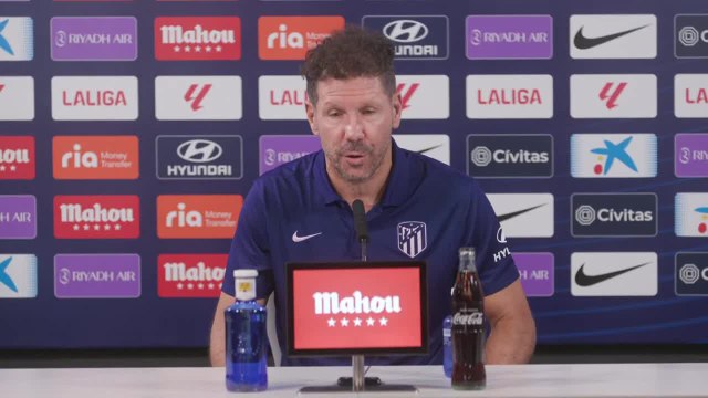 Rueda de prensa de Simeone, previa al Atlético de Madrid vs. Granada, jornada 1 de LaLiga EA Sports