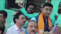 भाजपा के क्राइम ब्रांच एमपी नगर में ज्ञापन सौंपने पर कांग्रेस विधायक का हमला
