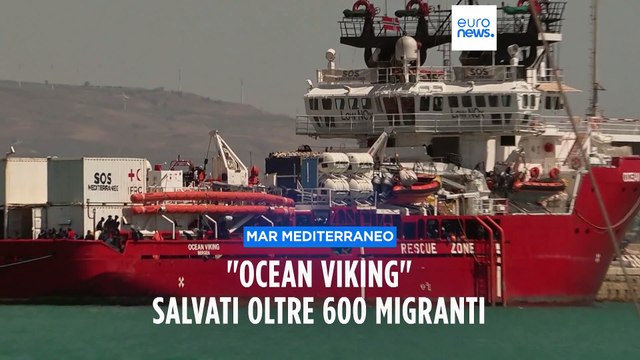 Mediterraneo: 623 migranti salvati dalla Ocean Viking , sbarco a Porto Empedocle e Civitavecchia
