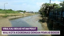 Viral Kali Bekasi Hitam Pekat, Wali Kota Koordinasi dengan Pemkab Bogor