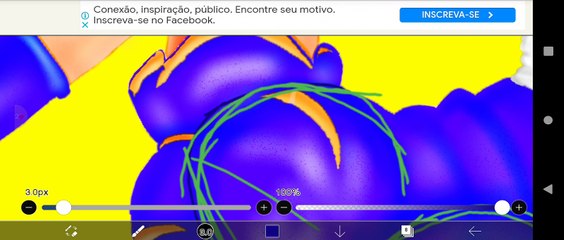 Desenhar Mai-li Capcom vs SNK no IbisPaintX Android Parte 10