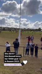 Kim Bessell's 100th goal for Darley | The Courier | 13 August, 2023