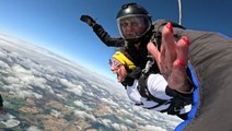 Shirley Ballas conquers fear and completes ‘terrifying’ charity skydive in memory of brother
