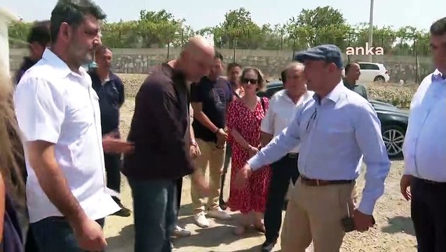 İzmir Büyükşehir Belediye Başkanı Tunç Soyer, Kocaçay Sürdürülebilir Kentsel Tasarım Alanı şantiyesini ziyaret etti