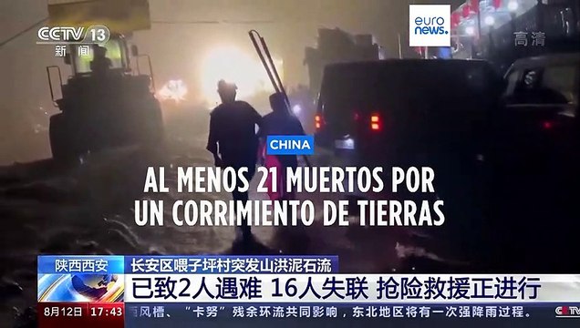China | Aumenta a 21 el número de muertos por deslizamientos de tierra